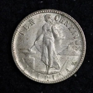 1944-D PHILIPPINES Ten Centavos United States of America B001 - Picture 1 of 2