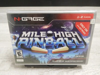 NEW SEALED Authentic Mile High Pinball N-Gage 2005 CIB Complete Video Game - Image 1 of 4