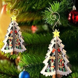 Golddraht S Schnörkel geformt Weihnachtsschmuck Aufhänger 5 cm 1,96" Haken Packung 20 - Bild 1 von 3