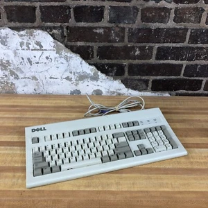 Vintage Dell AT101W GYUM90SK Mechanical Keyboard PS/2 (Black Alps Switches) - Picture 1 of 6