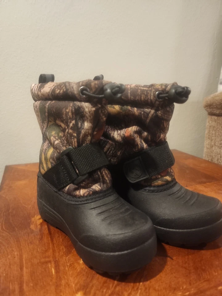 Ребенок ясельного возраста снег ботинки изолированный водонепроницаемый Northside теплый коричневый ботинки новый S5 - Изображение 1 из 1