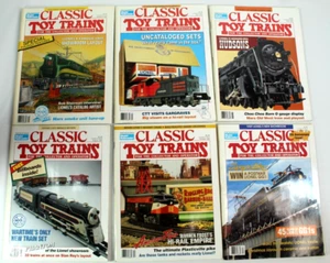 Classic Toy Trains Model Railroader Magazine All 6 Issues 1992 All Pages Intact - Picture 1 of 8