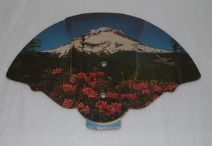 Vintage Log Cabin Milling Fan Tri Fold 50's Mountain Chattanooga Tenn Lot 7D - Picture 1 of 6