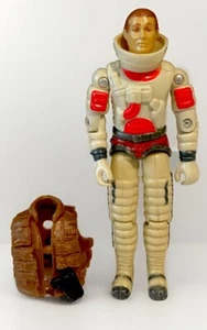 GI Joe Ace Figure Skystriker Pilot Vintage ARAH 1983 & Swat Brown Vest Jacket - Picture 1 of 9