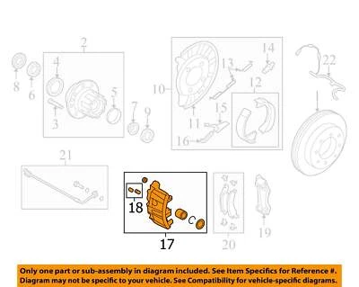 Оригинальные сверхпрочные тормозные компоненты суппорт FORD 15-24 E-450 BC2Z2553B - Изображение 1 из 2