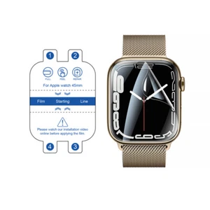 Paquete de 3 protectores de pantalla de HIDROGEL transparentes para Apple Watch Series 1-10 - Imagen 1 de 4