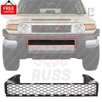 New Front Bumper Grille Black Plastic Fits 2007-2014 Toyota Fj Cruiser TO1036102 - Изображение 1 из 4