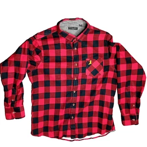 BRAVE SOUL LONG SLEEVE CHECK SHIRT MENS SIZE LARGE - CASUAL SHIRT - Picture 1 of 7