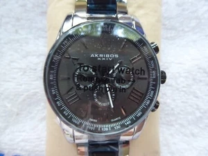 AKRIBOS XXIV WATCH - AK736TTB CHRONOGRAPH - SWISS QUARTZ MOVEMENT - WR10m - Picture 1 of 23