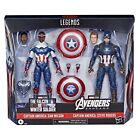 Marvel Legends 6" Captain America Steve Rogers Sam Wilson 2-Pack Hasbro Pulse