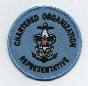 Sea Scout Chartered Org. Representative Position, 3" Round, "Since 1910" Back - Picture 1 of 1