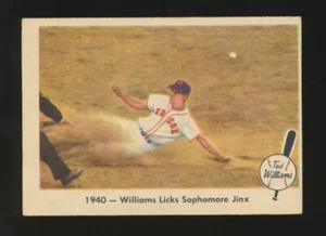 1959 Fleer "TED WILLIAMS" Baseball -#15 Williams Licks Soph. Jinx *CREASE FREE* - Picture 1 of 2