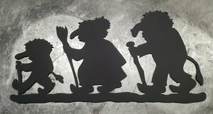 Troll Familie aus 3mm Stahl 50cm-100cm Deko Skandinavien Kinderzimmer - Bild 1 von 4