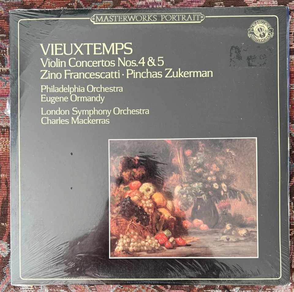 Vieuxtemps – Violin Concertos Nos. 4 & 5 - Francescatti, Zukerman - MP 39125 - Image 1 of 1