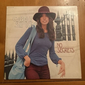 Carly Simon No Secrets 1972 LP Vintage Vinyl Elektra EKS-75049 SEE DETAILS - Picture 1 of 6