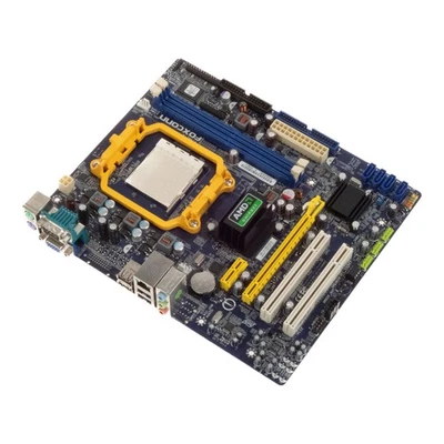 Motherboard Foxconn A74ML-K Socket AM2 DDR2 Pcie PCI Microatx - Image 1 of 2