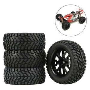 75mm RC Car Hex Wheel Tires Set for WLtoys 144001 1/14-1/18 HSP Tamiya Remo 1631 - Picture 1 of 11