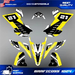 Yamaha YFZ 450R 450 Graphics Kit 2009 2010 2011 2012 2013 Decals ATV UTV Sticker - Picture 1 of 6