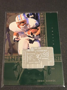 Upper Deck SPx Finite Extreme Talent 1998/7200 Eddie George #294 Houston Oilers - Imagen 1 de 2