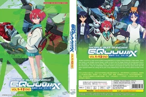 ENGLISH DUBBED MOBILE SUIT GUNDAM GQUUUUUUX (Vol.1-12End)DVD All Region - Foto 1 di 1