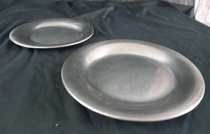 'Cohr Rustfri Vintage Danish Stainless Steel Plates X2 - Picture 1 of 6