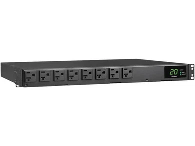 Tripp Lite PDU ATS / Metered 120V 1.92kW 20A 16 5-15/20R Dual L5-20P 1URM - Image 1 of 4