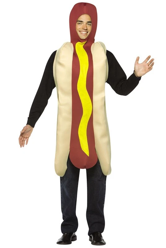 Nuevo Disfraz Ligero Hot Dog Divertido Adulto Halloween Foto 1 de 1
