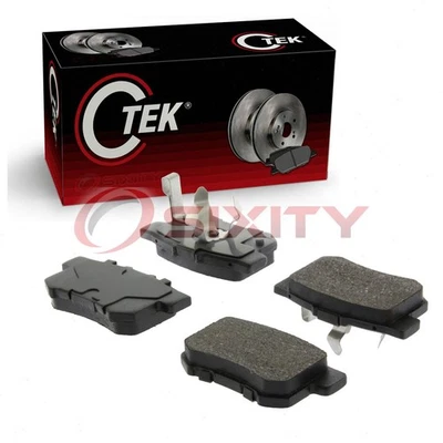 Centric Rear Disc Brake Pad Set for 2015 Honda City Braking Stopping Wheel rp - Image 1 of 4