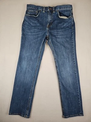 prAna Feener Jeans Men's 35x29 Straight Fit Stretch Dark Wash Denim Organic - Image 1 of 4