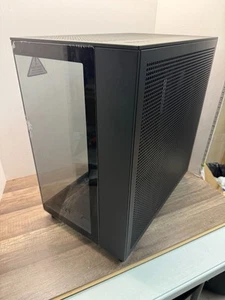 NZXT H9 Flow Dual-Chamber ATX Mid-Tower PC Gaming Case - CM-H91FB-01 - Black - Afbeelding 1 van 10