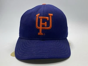 Gorra New Era 5950 Azul Naranja UF University Florida Béisbol EE. UU. Lana 7 1/8 - Imagen 1 de 7