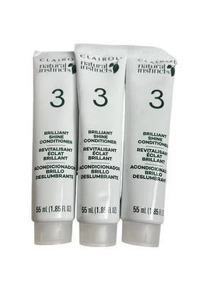 3 Clairol Natural Instincts 1.85 oz Brilliant Color Shine Step 3 Conditioner - Image 1 of 3