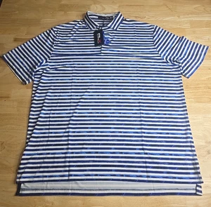 RLX Ralph Lauren Mens Size XL Polo Golf Shirt Performance Wicking Striped - Picture 1 of 6
