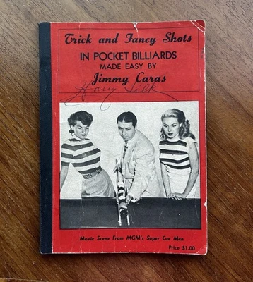 Trick and Fancy Shots in Pocket Billiards Made Easy Jimmy Caras 1948 Pool Book - Image 1 of 4