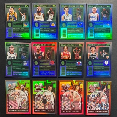 Baloncesto Topps 2025-26 - Lote INSERTAR OBJETIVO EXCLUSIVO - (12) tarjetas / 5 RC  Foto 1 de 3