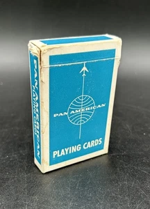 Vintage Pan Am (Pan American) Airlines 54 Spielkarten Clipper Schiff blau Deck - Bild 1 von 6