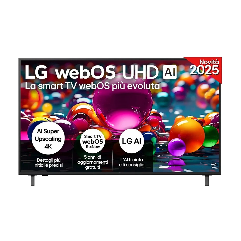 Televisore TV LG 55" 55UA75006LA SMART TV LED Ultra HD UHD 4K HDR DVB-T2 Black - Immagine 1 di 4