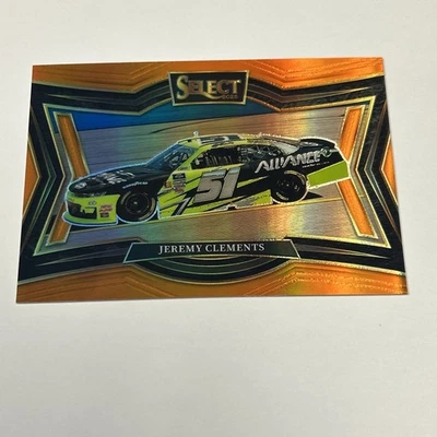 2025 SELECT RACING JEREMY CLEMENTS PIT ROAD ORANGE PRIZM /49 NASCAR #144 - Image 1 of 2