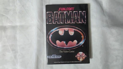 Batman The Video Game Sunsoft 1989 Sega Genesis CIB and Tested  - Image 1 of 3