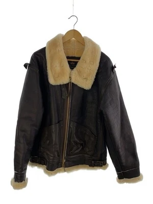 Chaqueta de cuero ALPHA INDUSTRIES B-3 Flight XL marrón TA1329-068 usada Foto 1 de 4