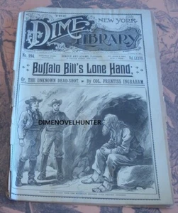 BUFFALO BILL CODY INDIAN SCOUT 1897 BEADLES NEW YORK DIME LIBRARY 994 DIME NOVEL - Picture 1 of 1