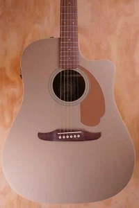 Fender Redondo Player Electro-Acoustic Guitar in Bronze Satin, Used - Picture 1 of 6