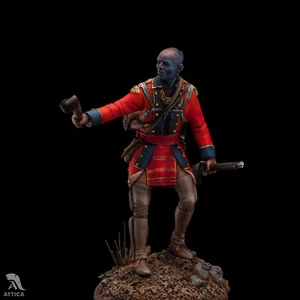 Soldado de juguete pintado Mohawk guerrero nativo americano 54 mm | nivel de arte - Imagen 1 de 9