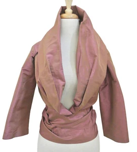 MAX MARA Iridescent taffeta wrap evening top I 44 US 10 - Picture 1 of 4