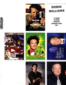 ROBIN WILLIAMS CUSTOM NEUHEIT TRADING CARD 6 KARTEN SET - Bild 1 von 2