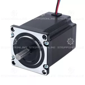 STEPPERONLINE Nema 23 Bipolare 1,9Nm 2,8A 57x76,5mm 4 Fili Φ8mm Albero Taglio a D - Foto 1 di 6