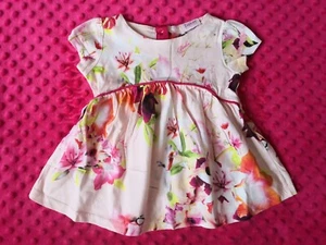 Ted Baker Baby Girl T-shirt top floral print size 9-12 months - Picture 1 of 6