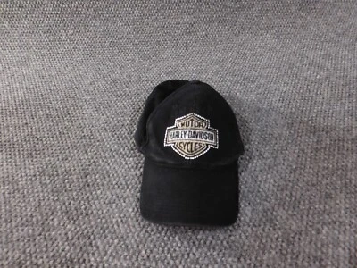 Gorra Harley Davidson negra para mujer cristales correa vintage motocicleta cerdo Foto 1 de 4