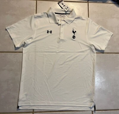 NWT UNDER ARMOUR Tottenham Hotspur WHITE Polo Shirt Men's XL - Image 1 of 4