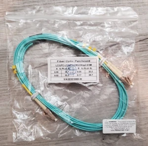 LC/UPC-LC/UPC OM3 Multimode Duplex Q2.0 3 METER Fiber Optic Patch Cable - Picture 1 of 1
